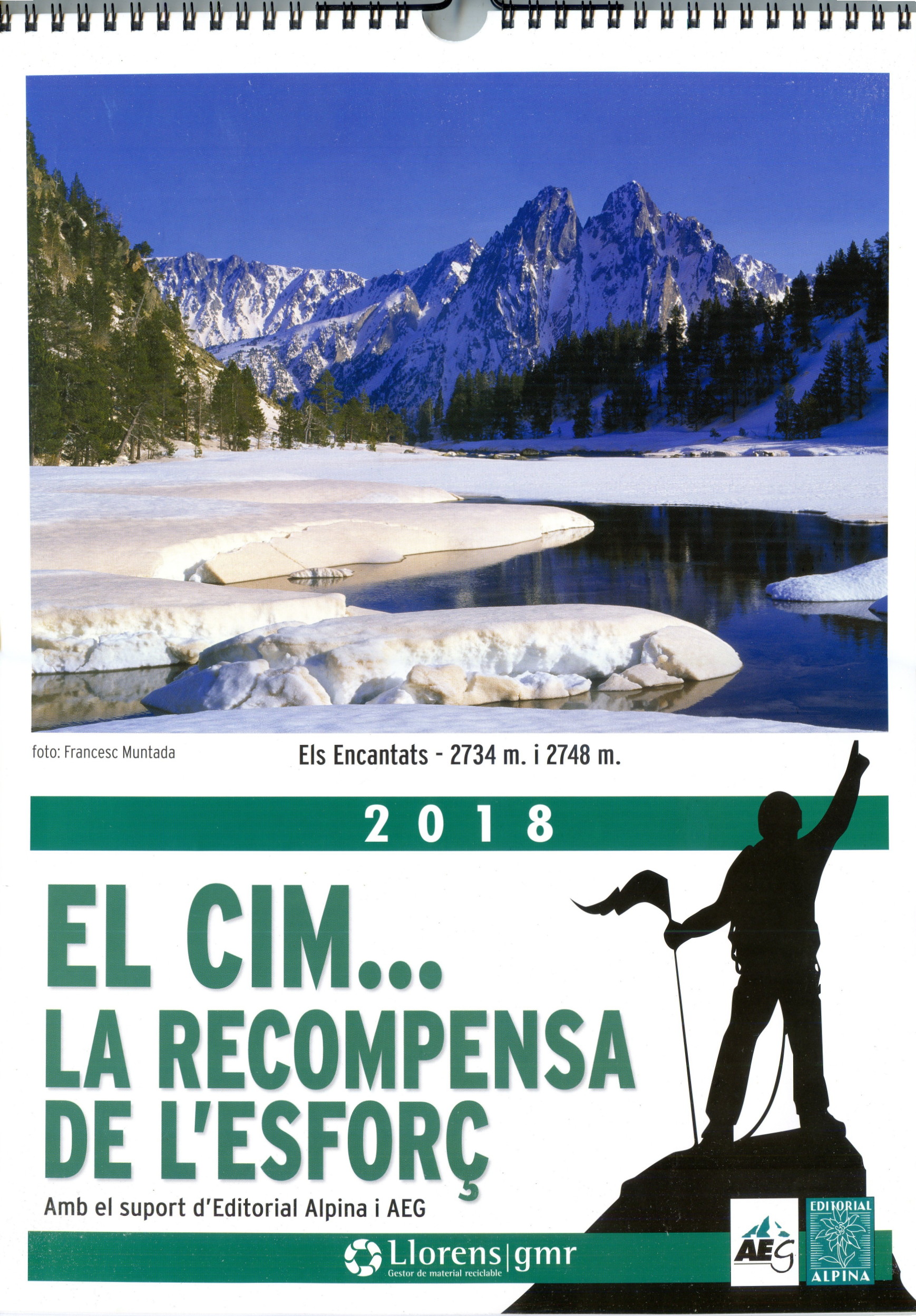 2018 [Calendari] : El Cim... La recompensa de l'Esforç - Portada